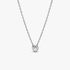 Pandora Era Bezel Sterling Silver Lab-grown Diamond Pendant Necklace Pandora Era Bezel Sterling Silver Lab-grown Diamond Pendant Necklace