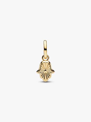 Green Hamsa Hand Mini Dangle Charm