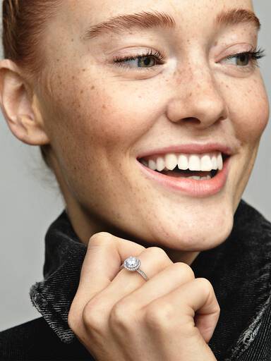 Round Sparkle Ring