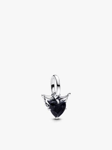 Pandora Me Mini Dangle and Black Chakra Heart Ring Set