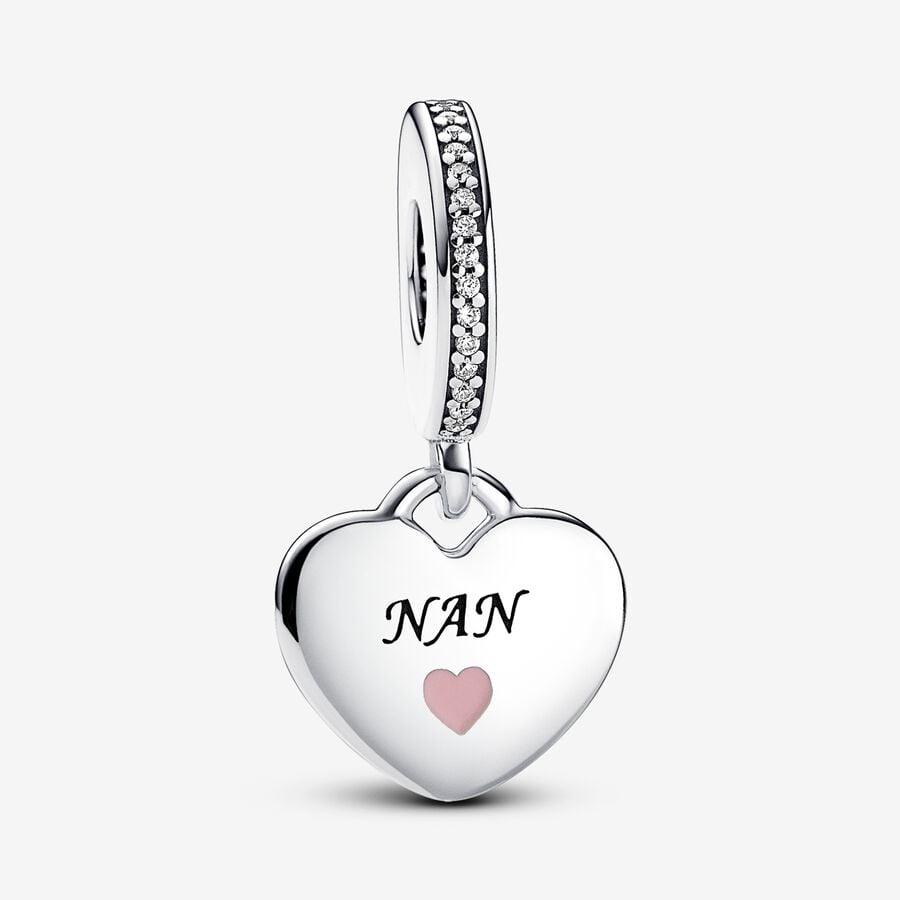 Nan Heart Dangle Charm image number 0