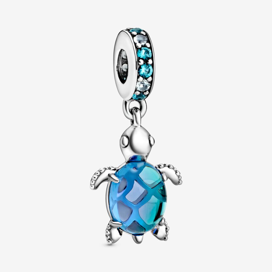Murano Glass Sea Turtle Necklace