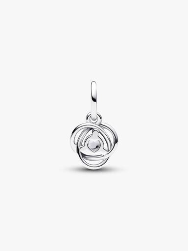 April Eternity Circle Dangle Charm