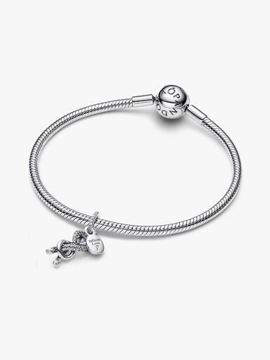 Pavé Infinity Knot Dangle Charm