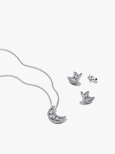 Crescent Moon Jewellery Gift Set