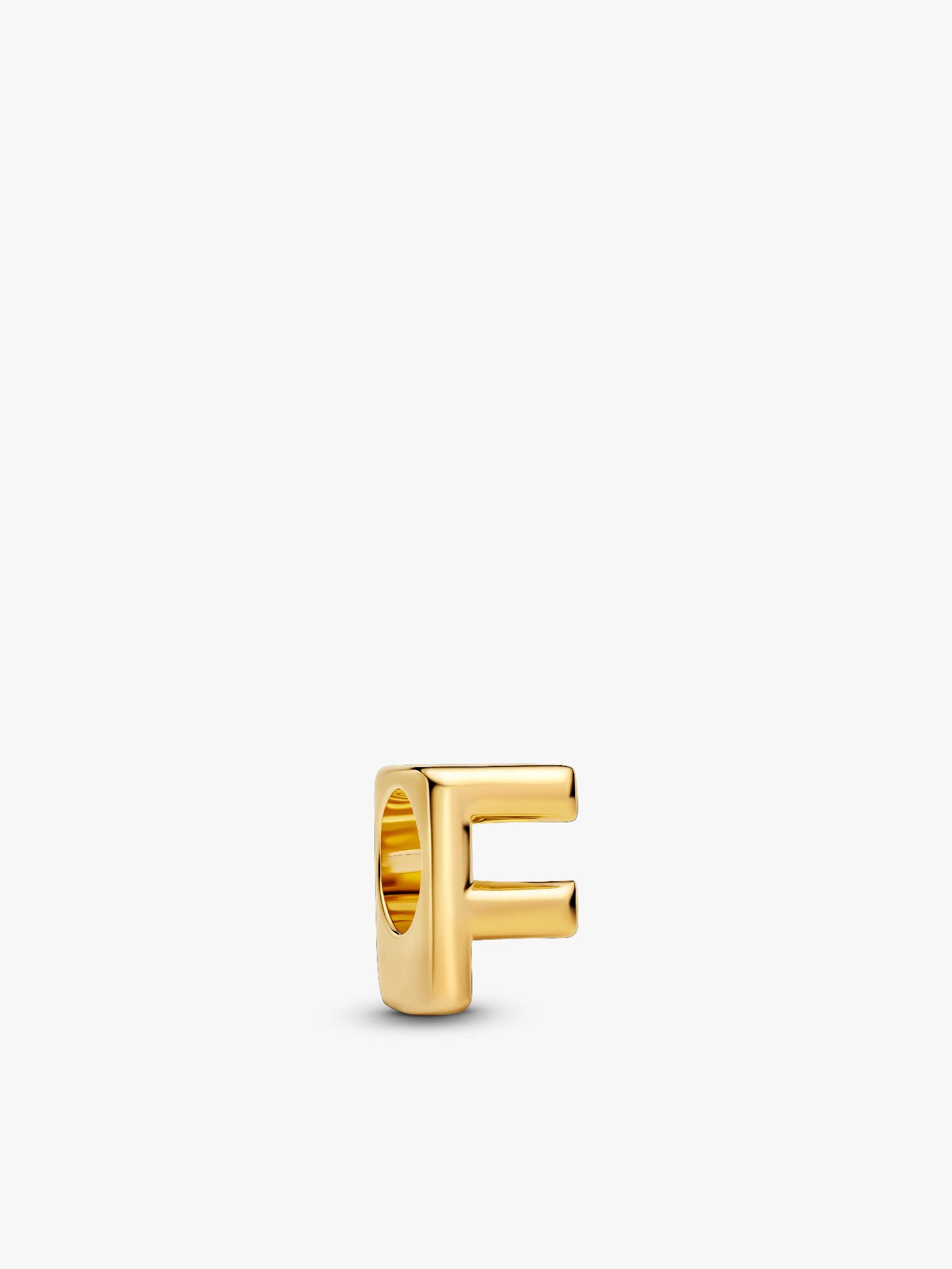 Letter F Alphabet Charm