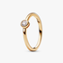 Pandora Era Bezel 14k Gold Lab-grown Diamond Ring Pandora Era Bezel 14k Gold Lab-grown Diamond Ring