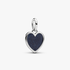 Engravable Blue Heart Dangle Charm Engravable Blue Heart Dangle Charm