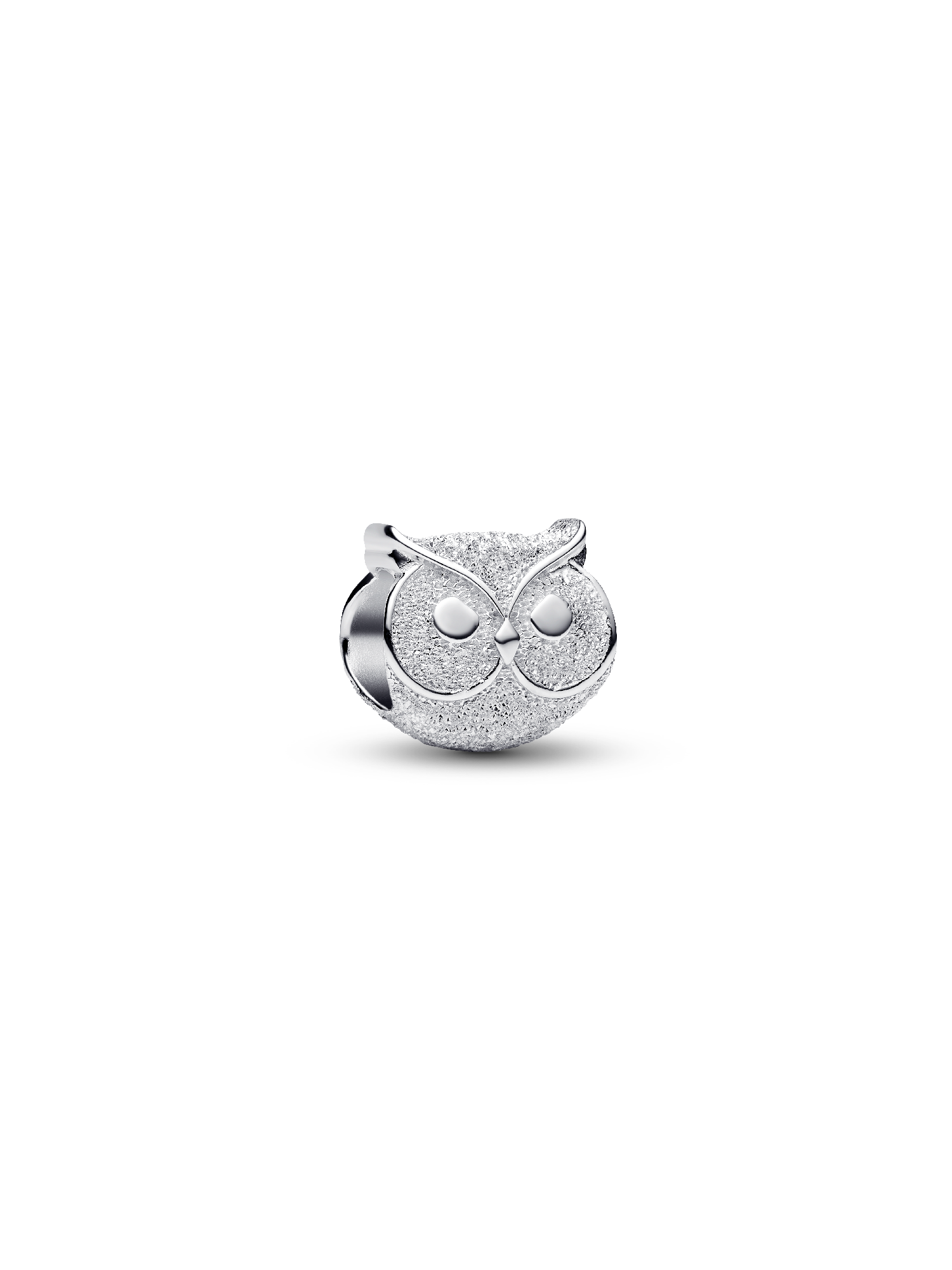 Textured Owl Mini Charm