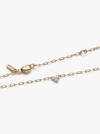 Pandora Era Lab-Grown Diamond Cluster Paperclip Chain Necklace