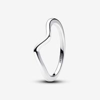 Polished Wave Ring | Pandora UK