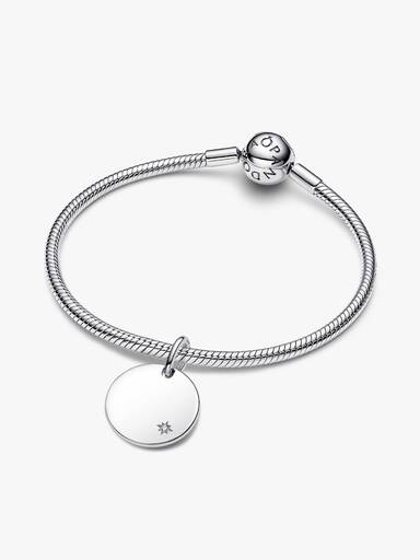 Engravable Lab-Grown Diamond Tag Pendant