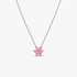 Sparkling Pink Flower Pendant Necklace Sparkling Pink Flower Pendant Necklace