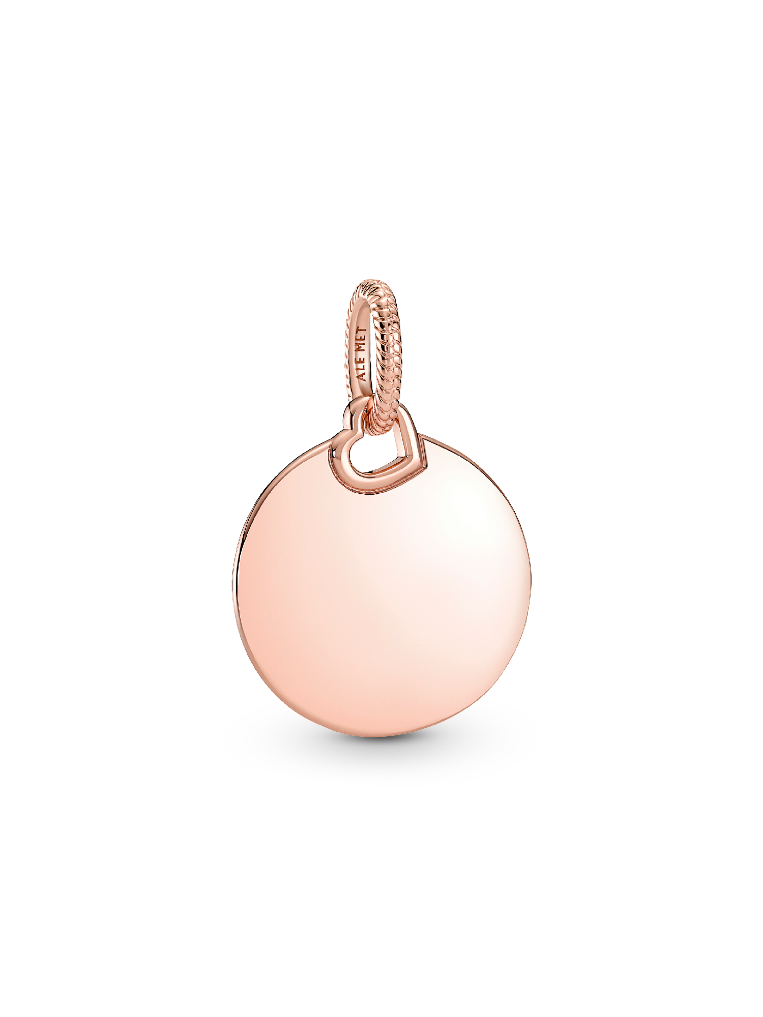 Engravable Round Tag Pendant