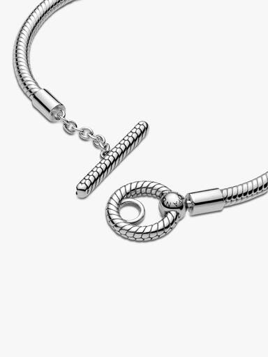 Pandora Moments T-Bar Snake Chain Bracelet