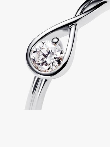 Pandora Infinite Sterling Silver Lab-grown Diamond Ring