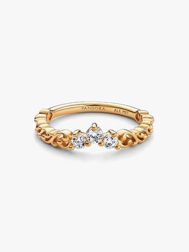 Regal Swirl Tiara Ring