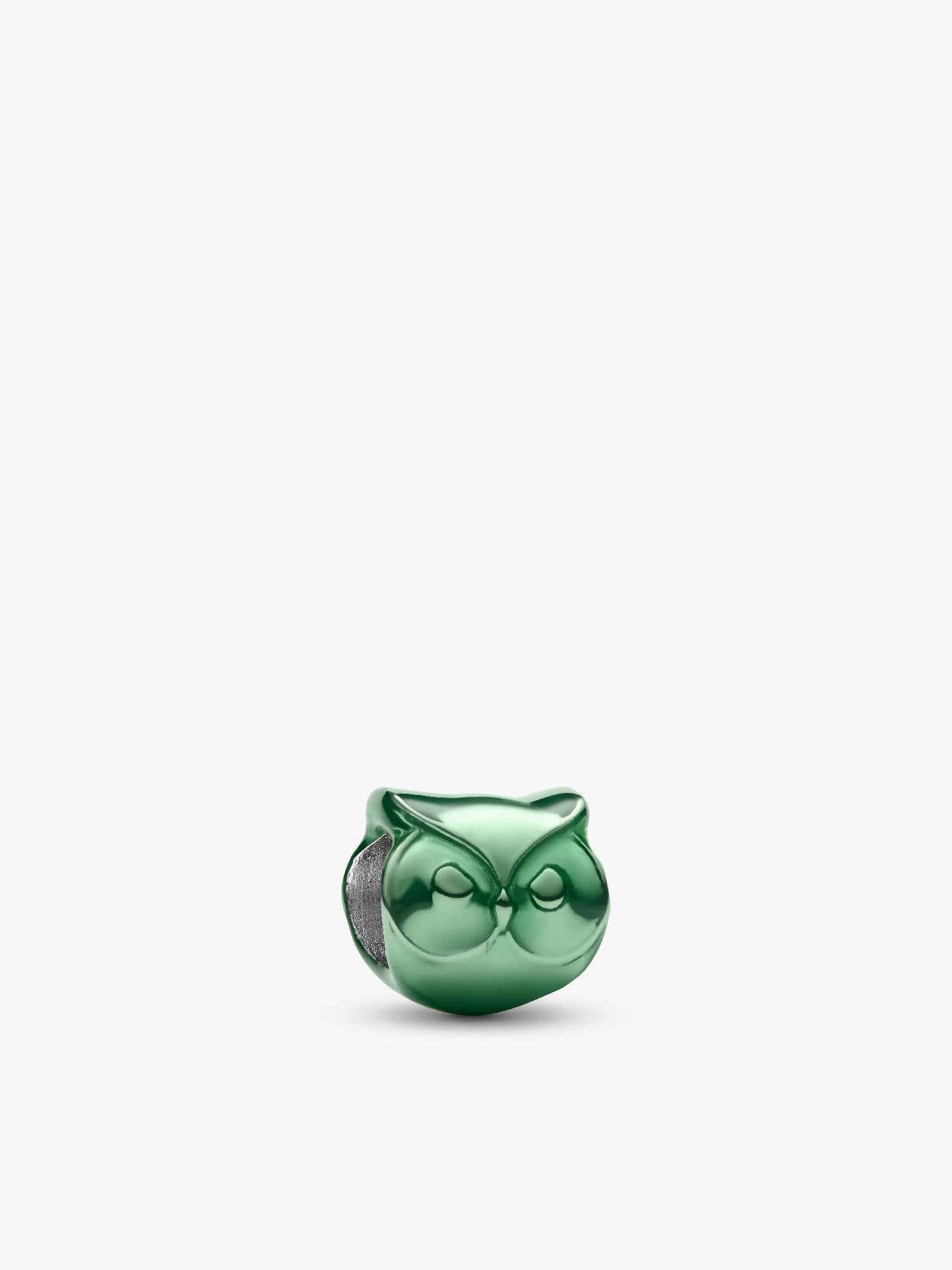Green Owl Mini Charm
