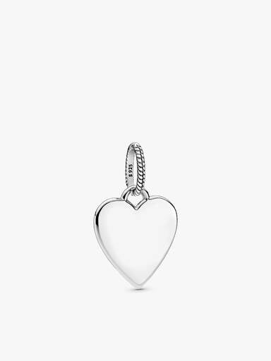 Engravable Heart Pendant Necklace