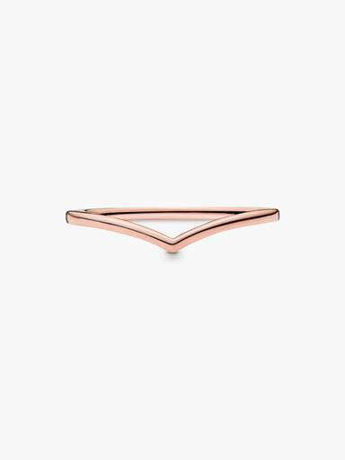 Polished Wishbone Ring