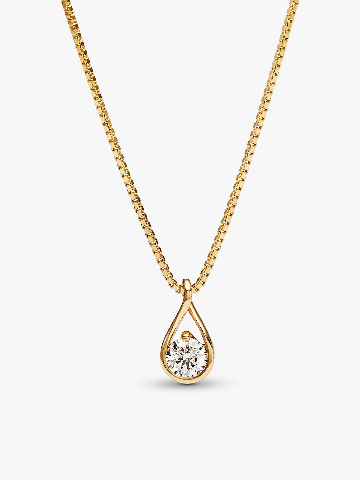 Pandora Infinite 14k Gold Lab-grown Diamond Pendant Necklace