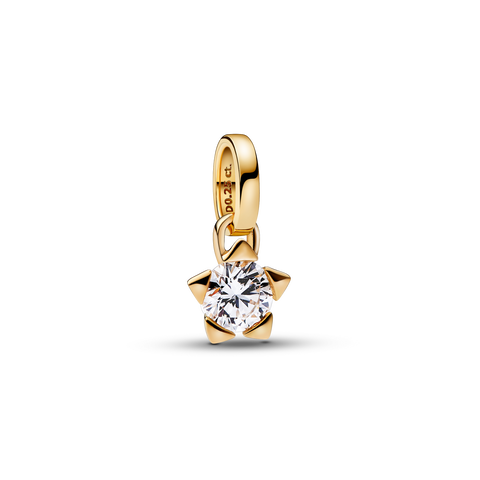 Pandora Talisman 14k Gold Lab-grown Diamond Star Pendant