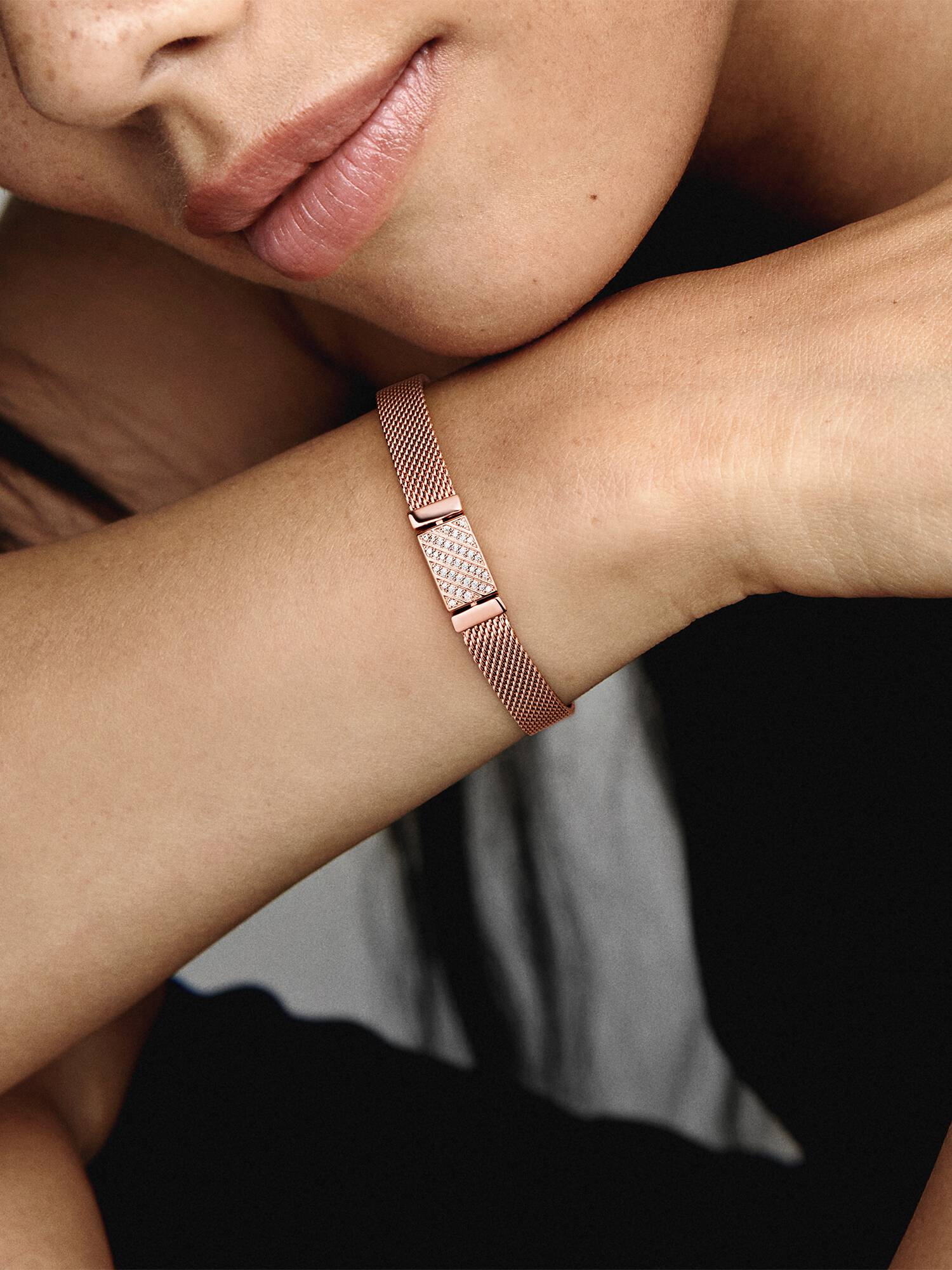 Pandora Reflexions Long Clasp Pavé Bracelet