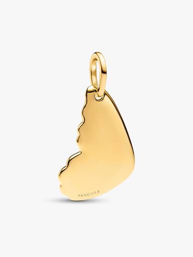 Engravable Butterfly Wing Tag Pendant