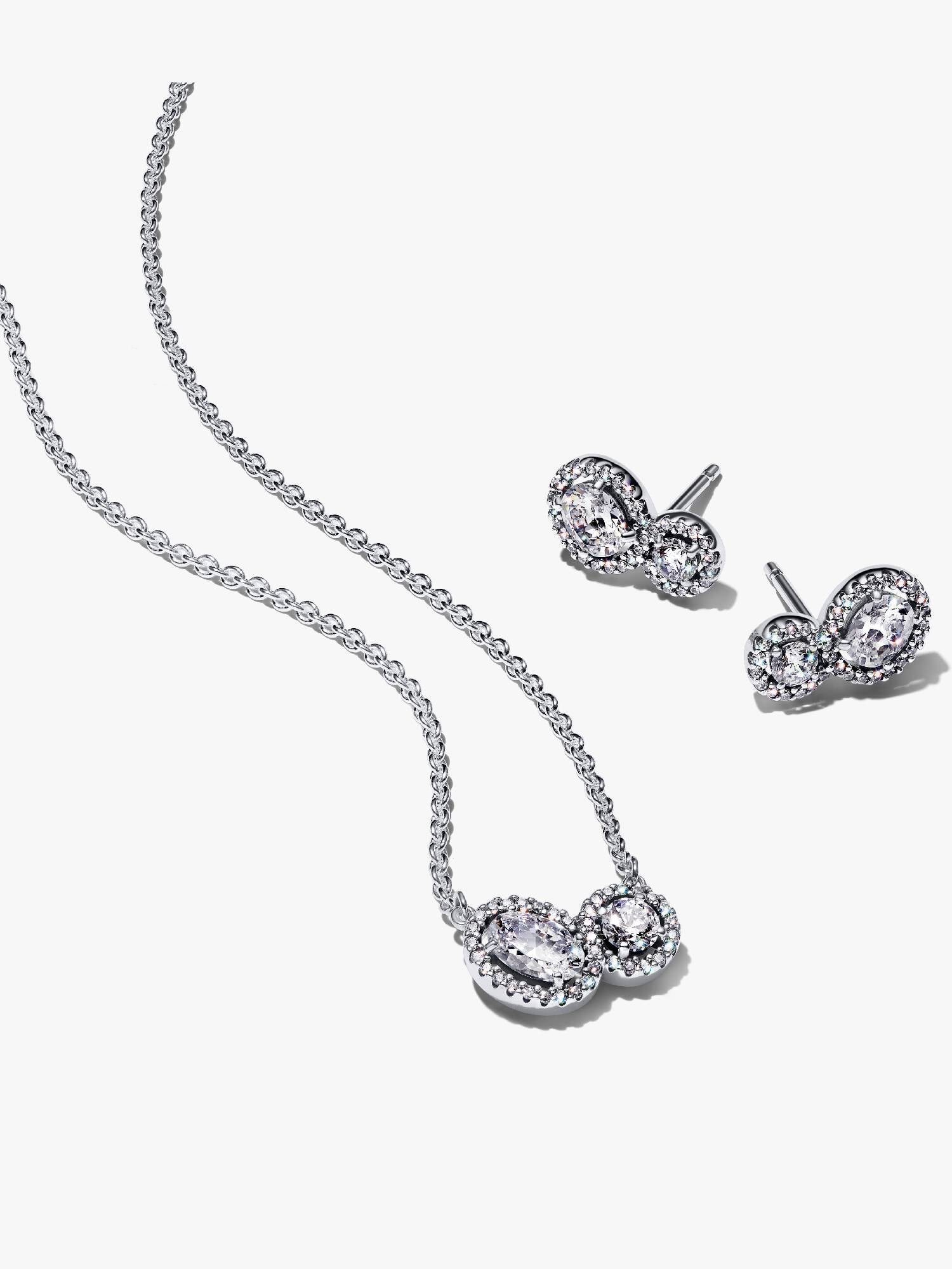 Embracing Halo Jewellery Set
