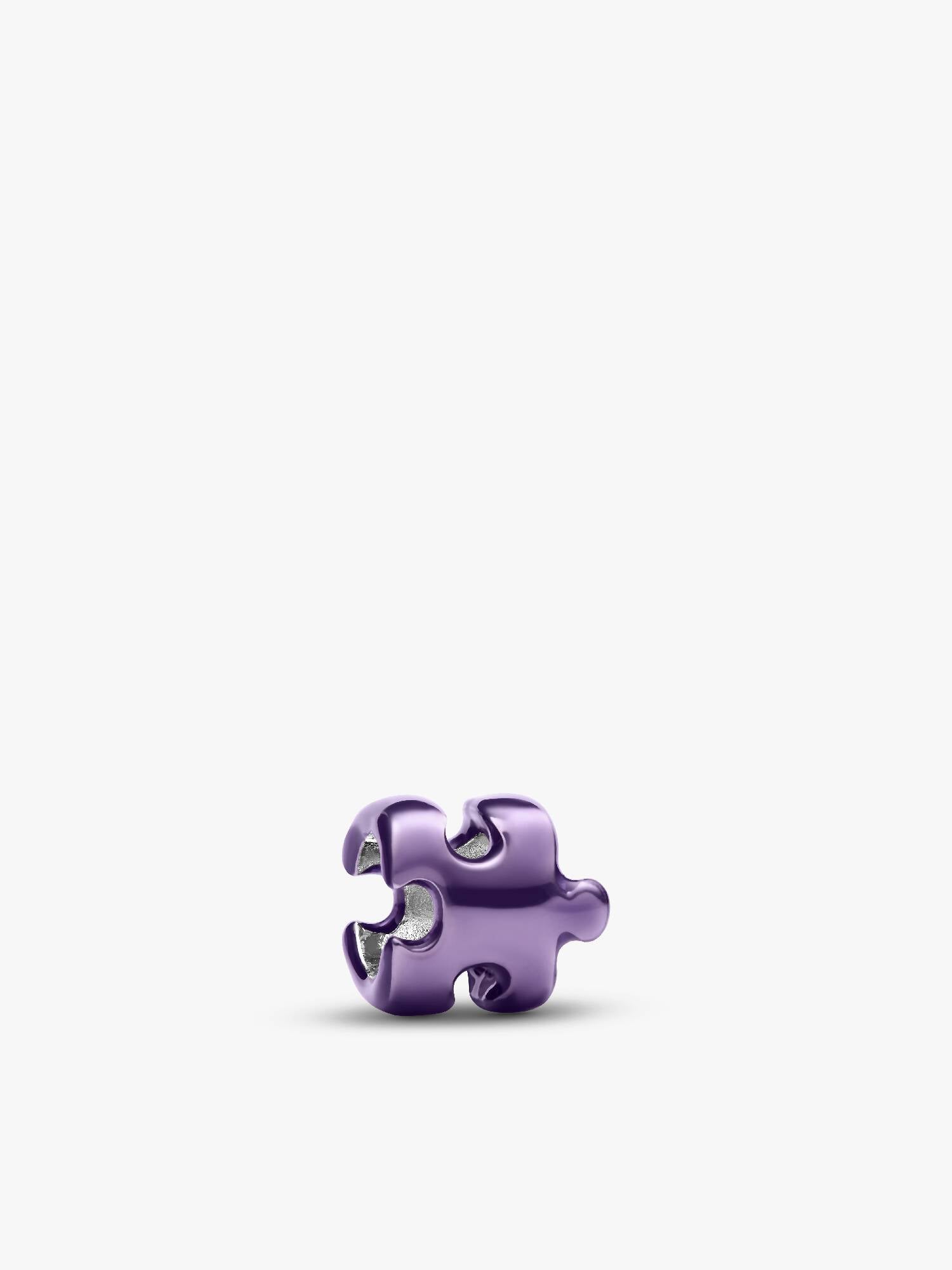 Purple Puzzle Piece Mini Charm