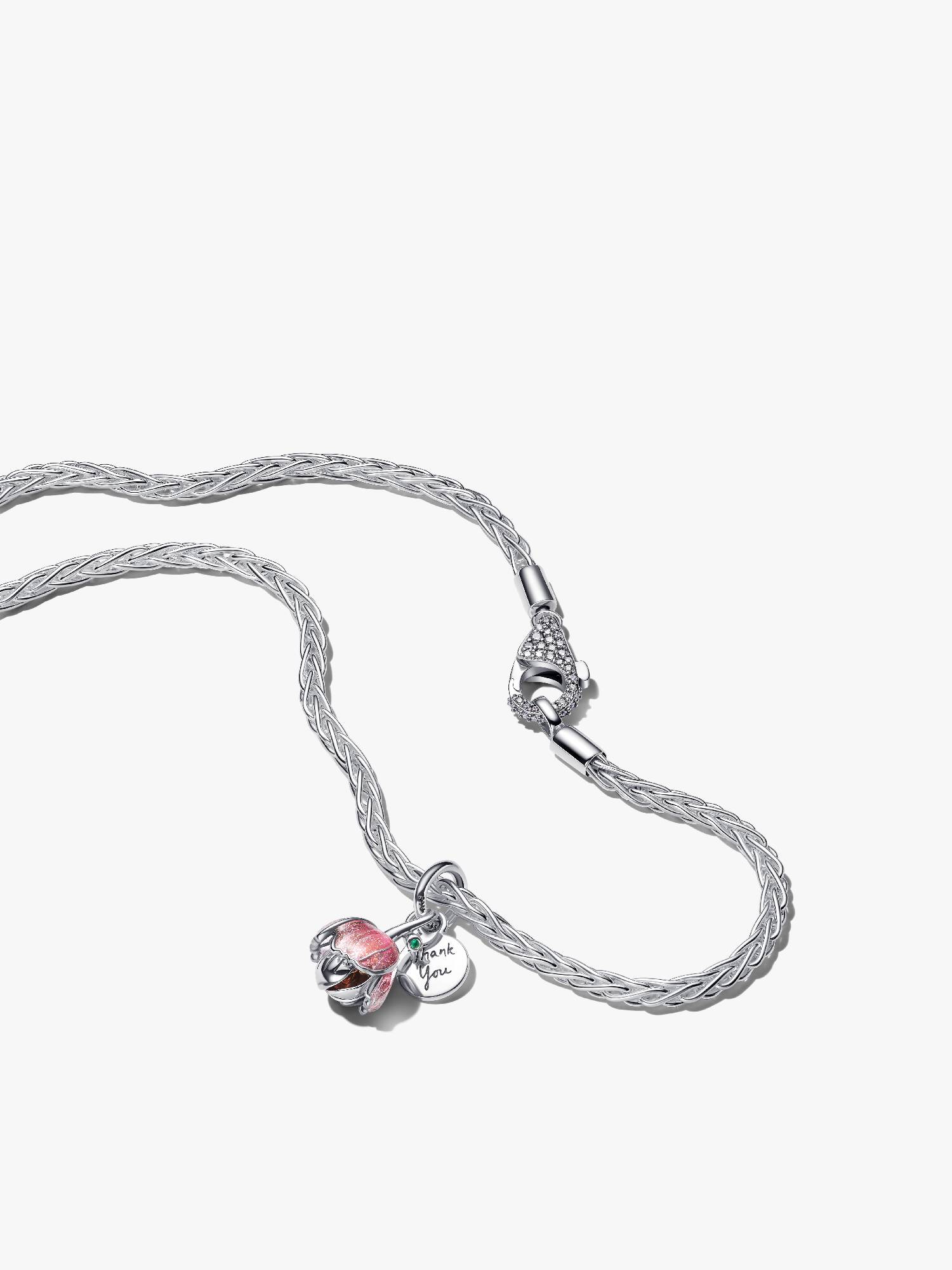 Blooming Flower Pendant and Necklace Set