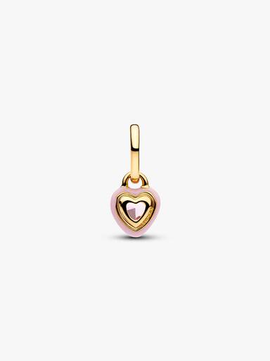 Pink Chakra Heart Mini Dangle Charm
