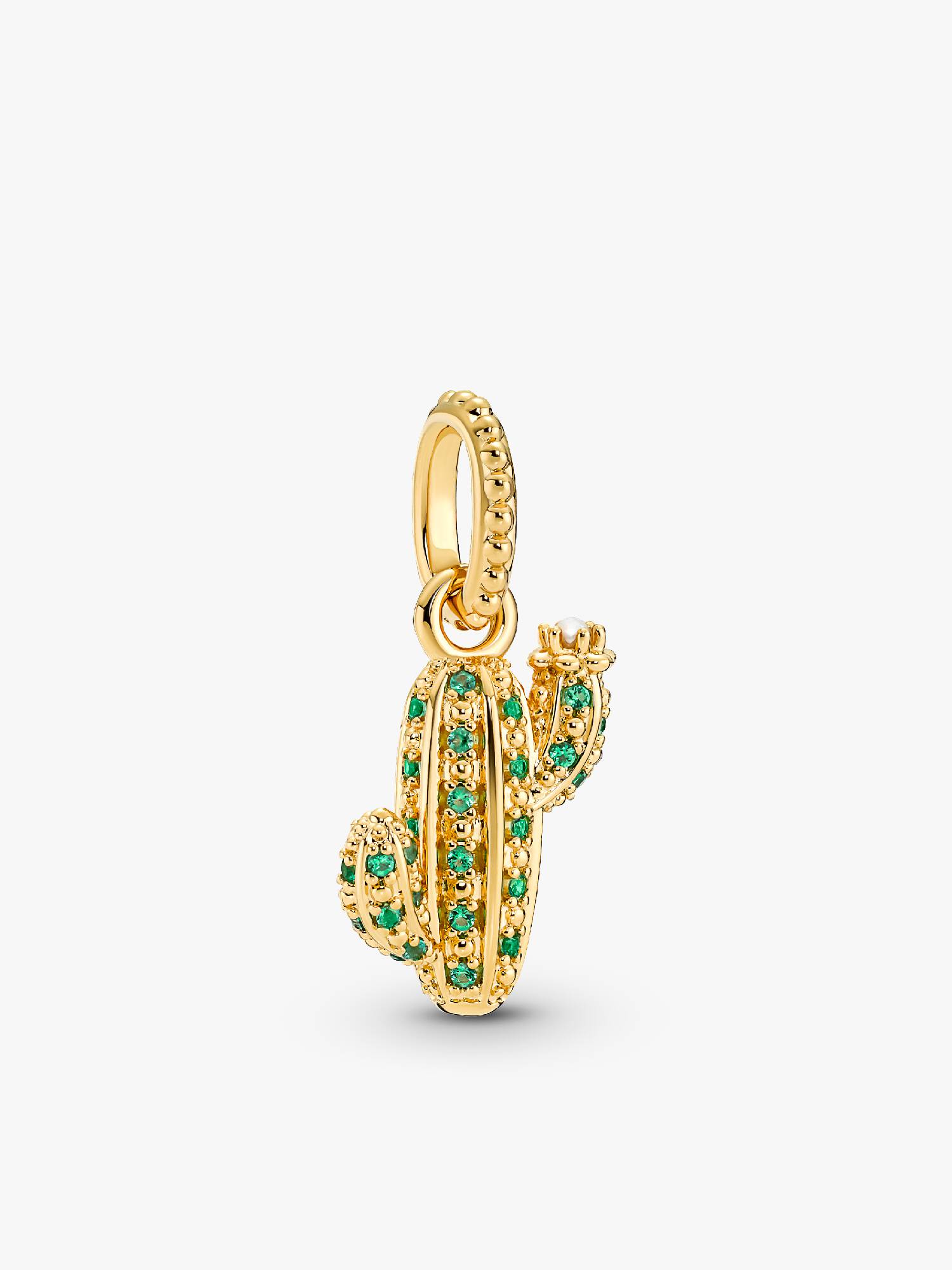 Sparkling Desert Cactus Pendant