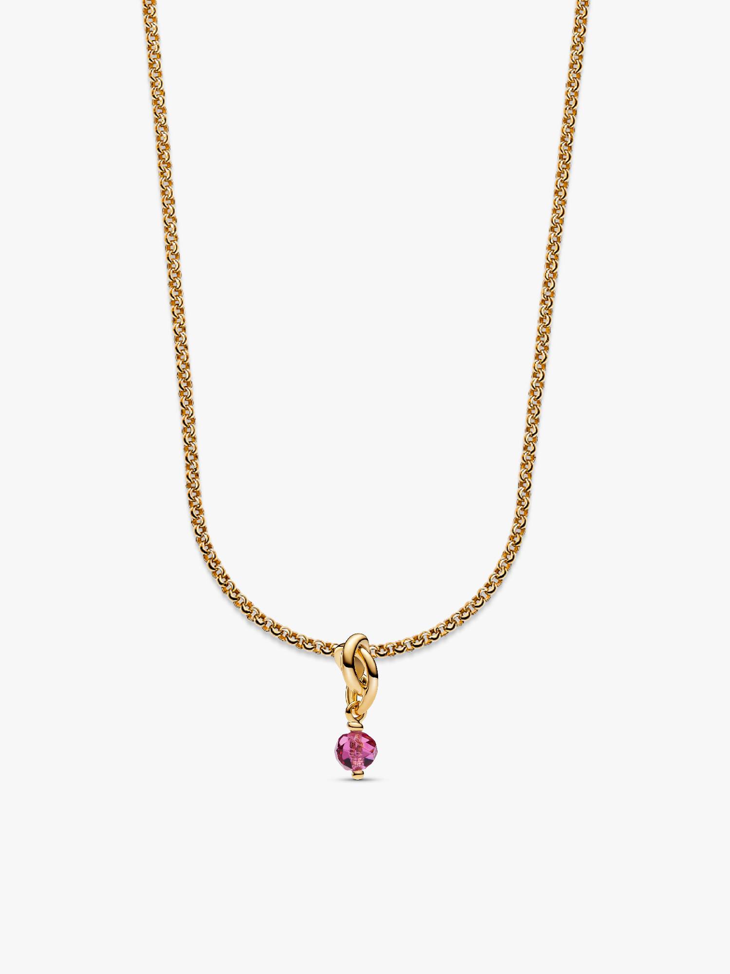 14k Gold Plated October Birthstone Necklace Set