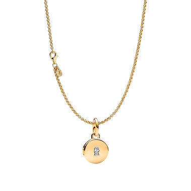 Gold Plated Love Locket Necklace Gift Set