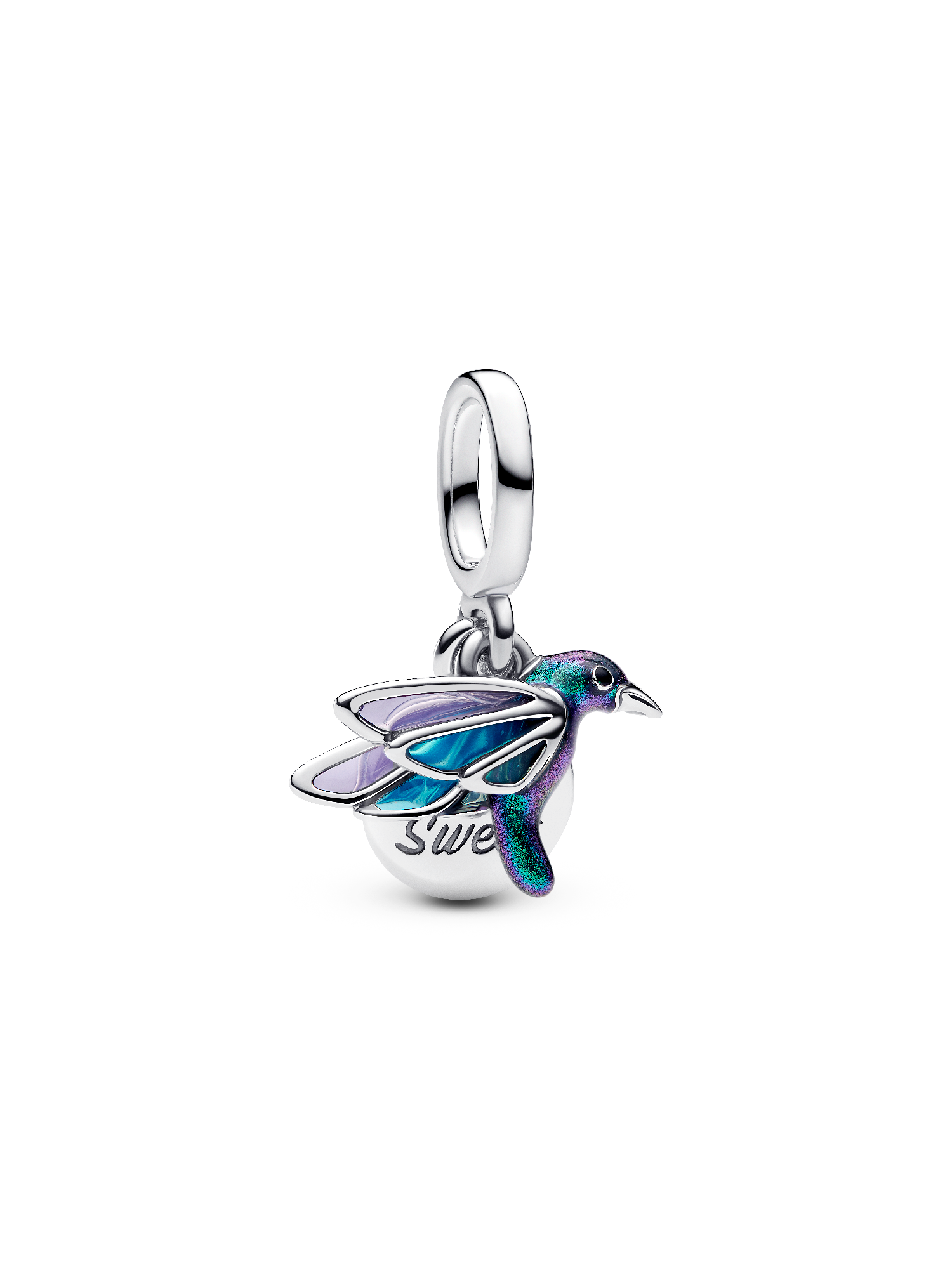 Hummingbird Double Dangle Charm