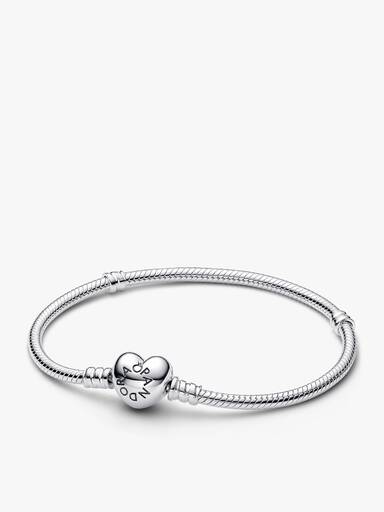 Heart Clasp Charm Bracelet Starter Set