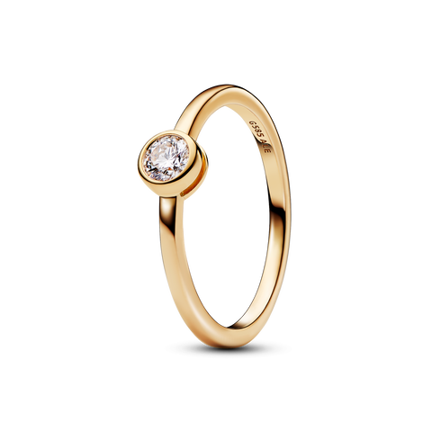 Pandora Era Bezel 14k Gold Lab-grown Diamond Ring