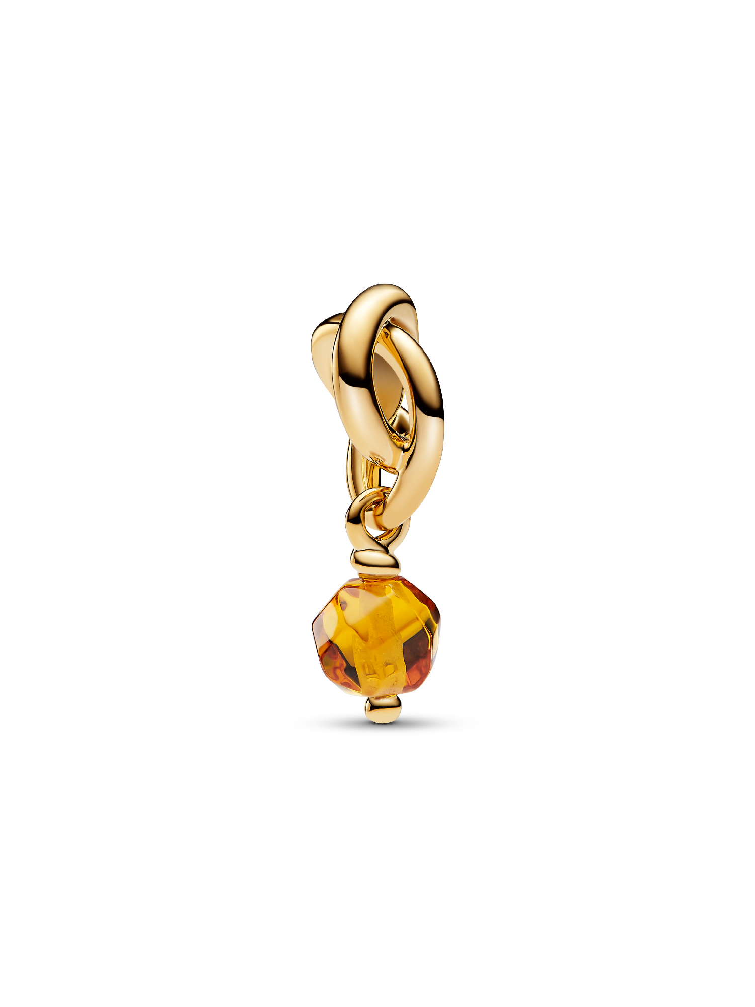 November Birthstone Eternity Circle Dangle Charm