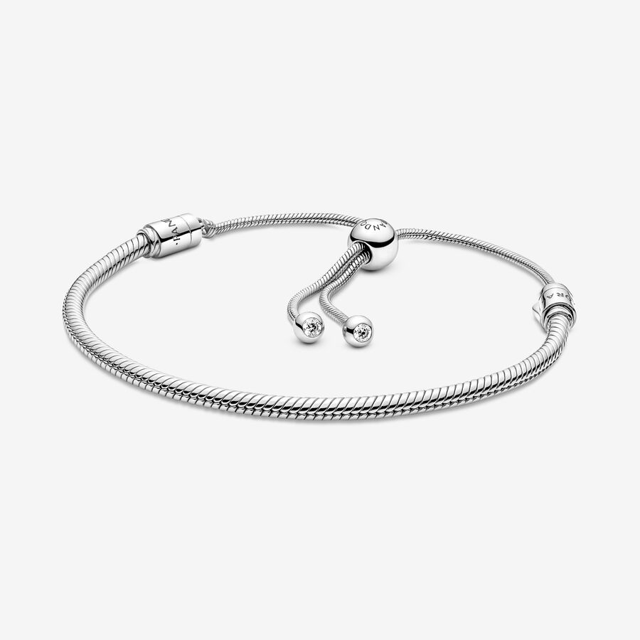 Pandora Moments Snake Chain Slider Bracelet image number 0