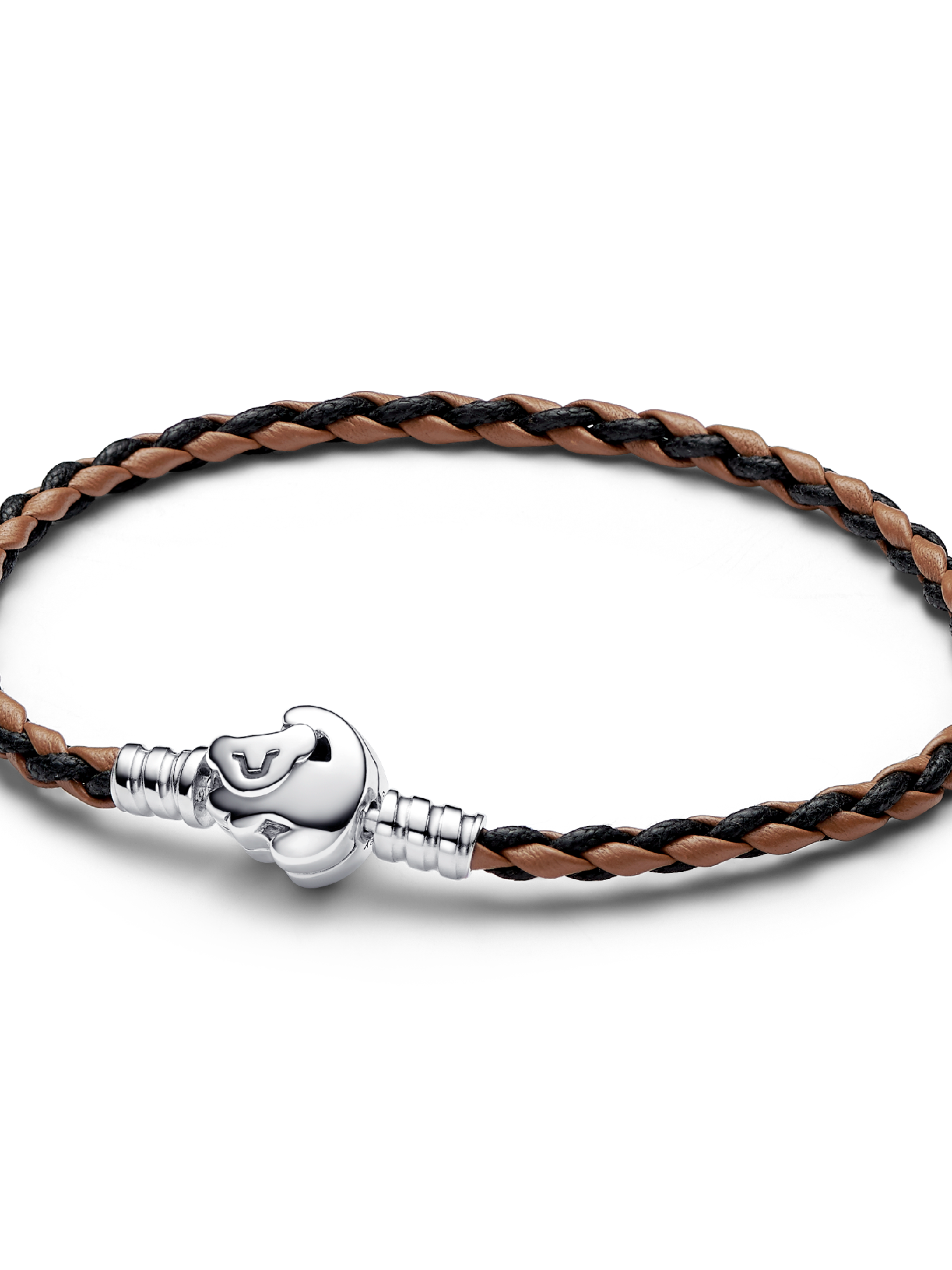 Disney The Lion King Clasp Pandora Moments Braided Leather Bracelet