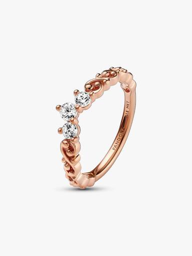 Regal Swirl Tiara Ring