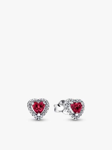 Elevated Heart Key Necklace and Earrings Gift Set