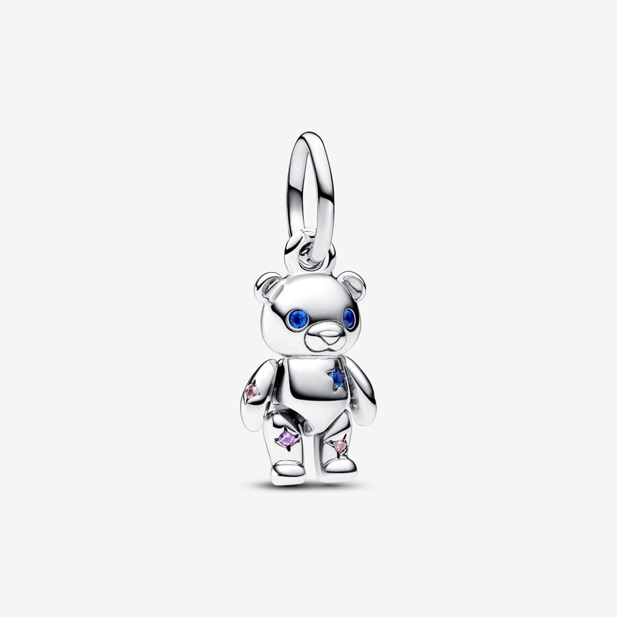Movable Teddy Bear Dangle Charm image number 0