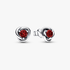 January Birthstone Eternity Circle Stud Earrings January Birthstone Eternity Circle Stud Earrings