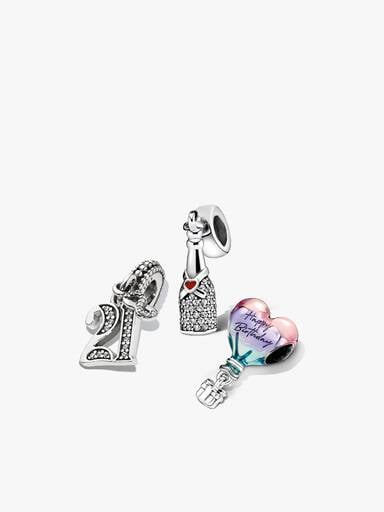 21st Birthday Charm Gift Set