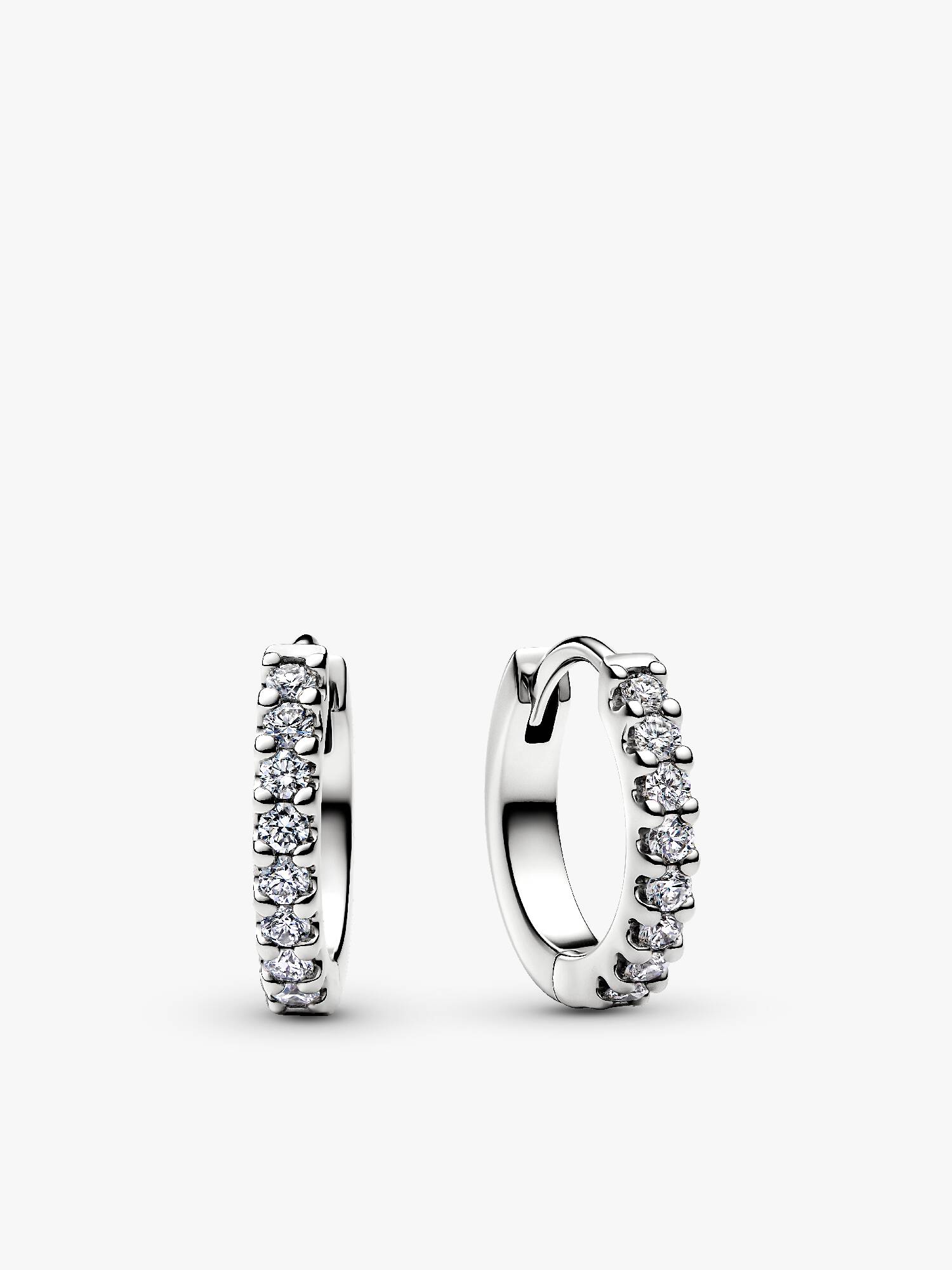 Pandora Era Lab-Grown Diamond Pavé Hoop Single Earring