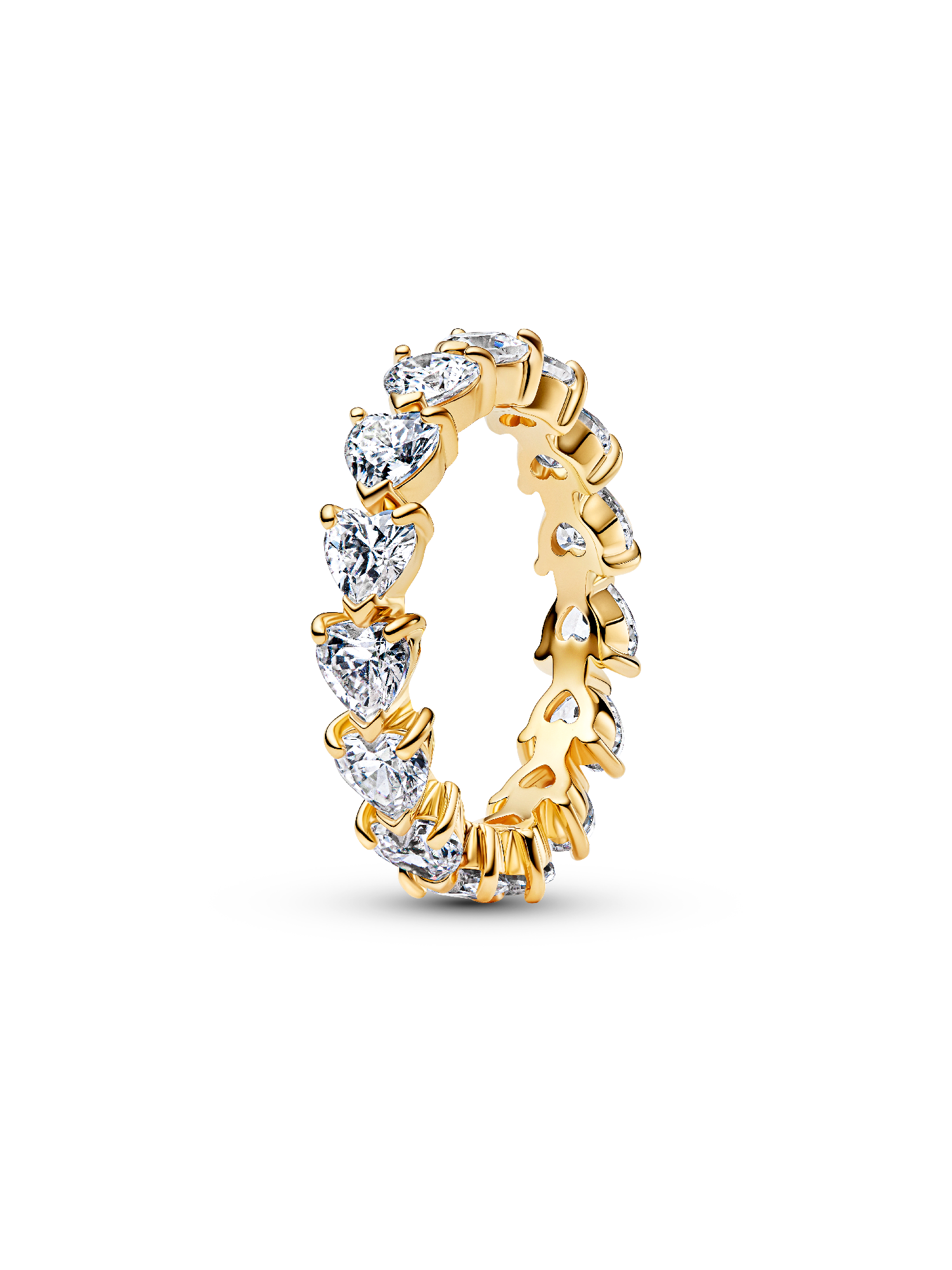 Band of Clear Hearts Ring