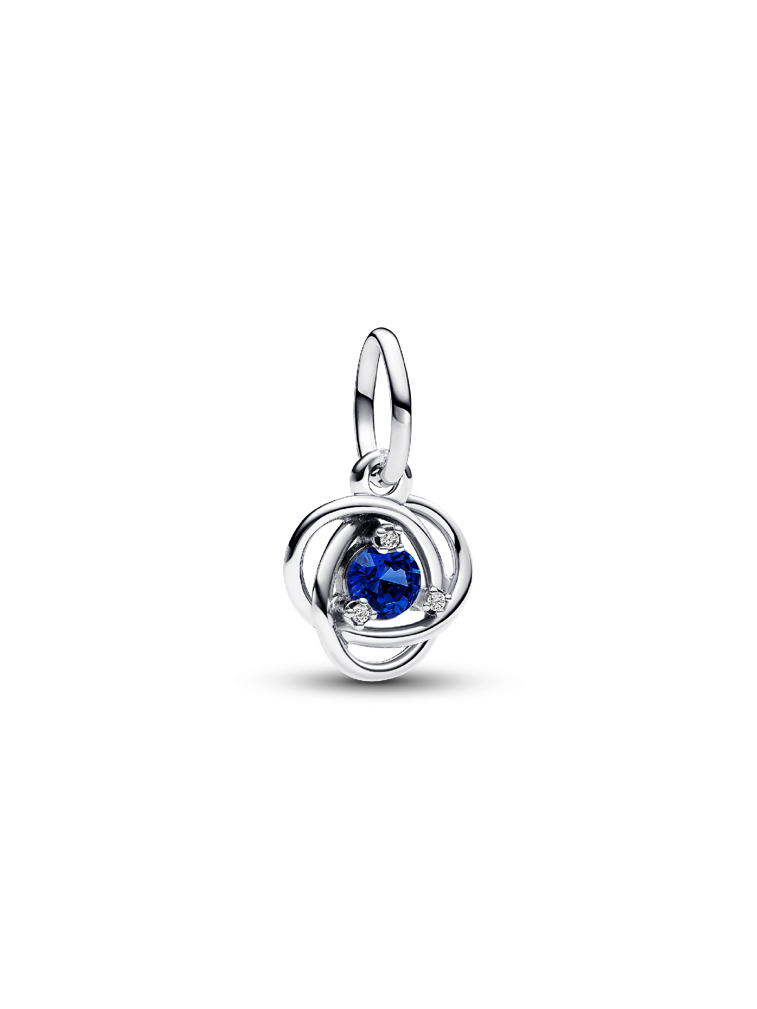 September Birthstone Eternity Circle Dangle Charm
