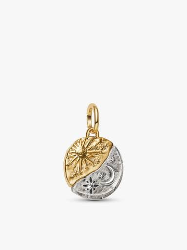 Lion, Sun & Moon Medallion Necklace Set